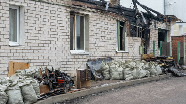 Professional Fire Damage Repair technician working in Washington, PA